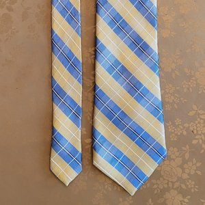 Nautica blue and yellow stripped tie